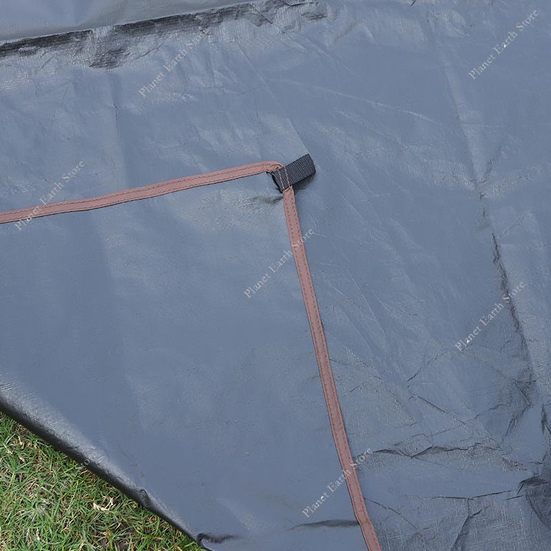 Водонепроницаемый коврик для кемпинга, матрас для палатки с L-образными колышками, ультралегкое уличное одеяло для пикника, многофункциональный солнцезащитный тент, подстилка для земли, 4 размера