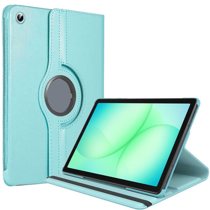 Coque pour Samsung Galaxy Tab A9 Plus / A11 Plus - Protection avec Support Rotatif - Bleu