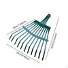 Garden Rake Head Hand Landscape Casting Drainer Leaf Replacement for