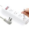 Сетевой фильтр с защитой от перенапряжения, устойчивый к ударам, наружный, устойчивый к погодным условиям, удлинитель Powerstrip длиной 6 футов