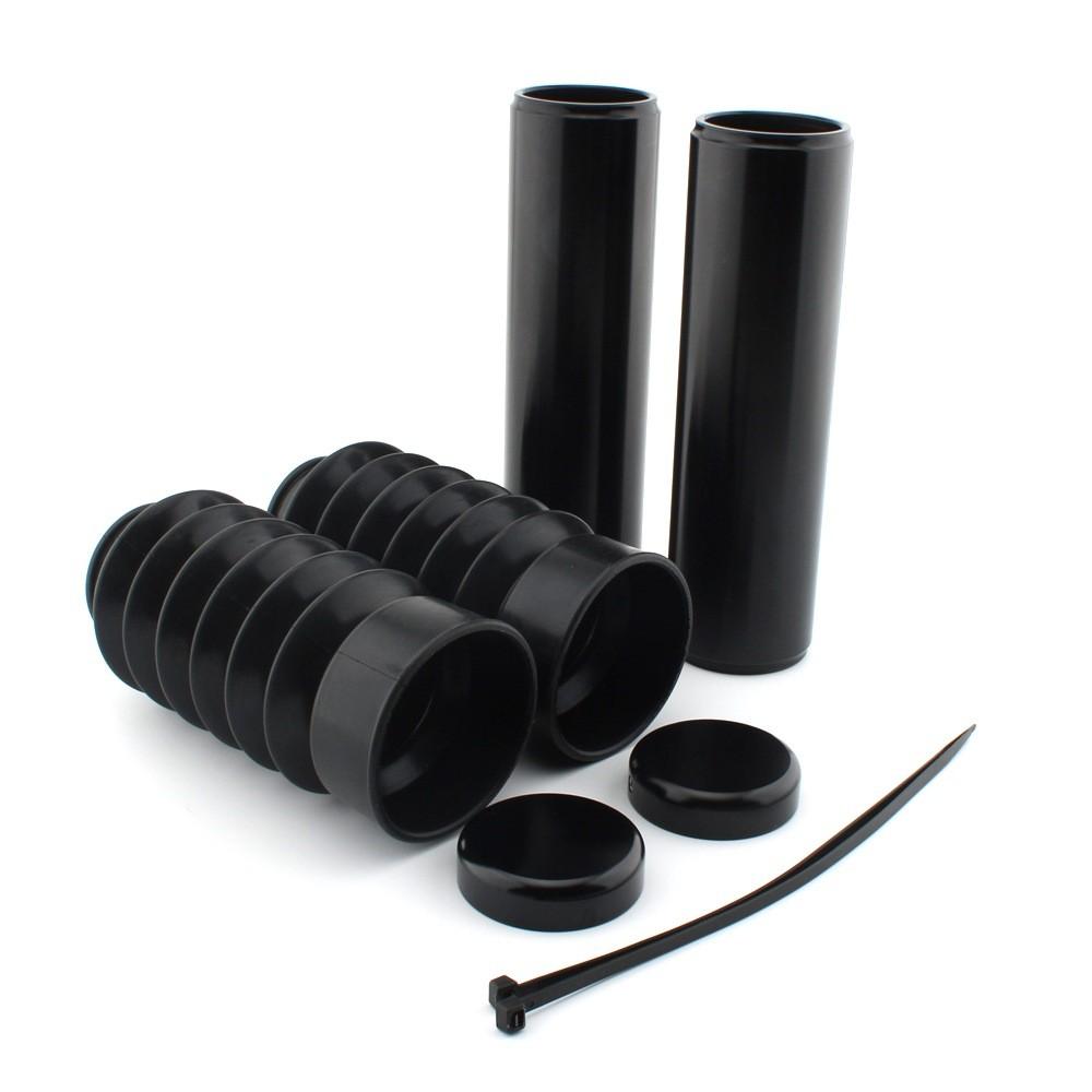 Стильный черный комплект из шести частей: чехлы на передние амортизаторы для Harley Night Rod J5