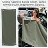 Portable Magnetic Bath Towel Sand Free Quick Dry Towel Multifunctional Beach Towel  Yoga