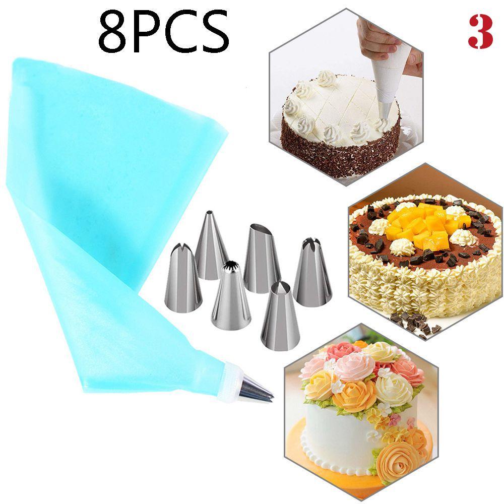 Cupcake Pastry Tips Stainless Steel Icing Piping Nozzles Cake Decorating Ice Cream Tool Baking Mold