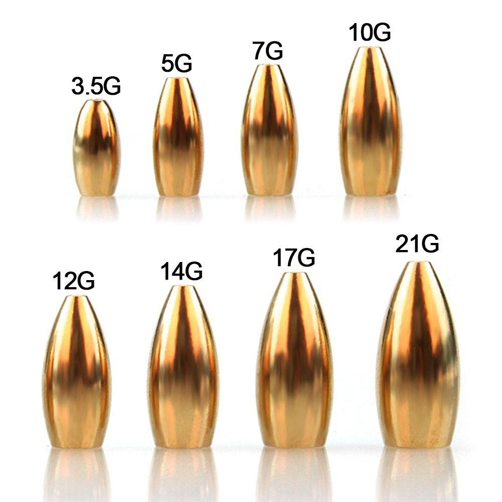 Грузила с дополнительным грузом, заостренный соединитель для крючка, латунь, медь, грузило для рыболовного поводка