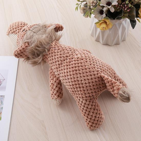 Плюшевые игрушки для собак для агрессивных любителей жевать Писклявые игрушки для собак для снятия беспокойства Прочные неразрушимые игрушки для жевания собак для игр и комфорта