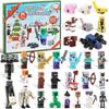 Advent Calendar 2024 Minecraft, 24 Days Toy Figures Building Blocks Countdown Calendar, Boys Surprise Gift