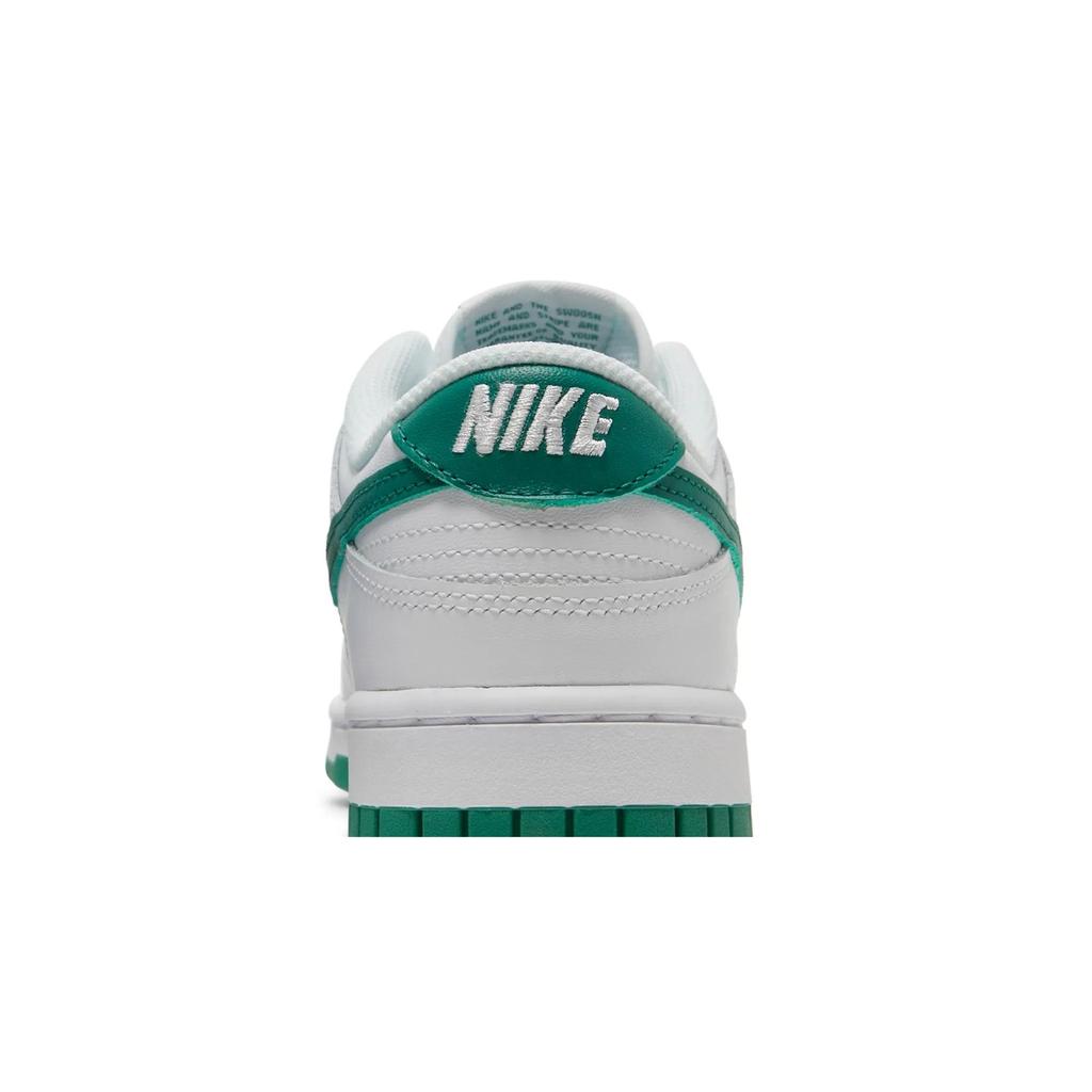 Nike Womens Dunk Low 'Green Noise' (women's sizes) White / Lucky Green / White Skate Shoes DD1503 112