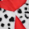 Halloween Kuila Dalmatian Leopard Shawl, Cape Black and White Witch Cape