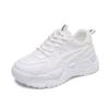 Black Daddy Thick Sole Sneakers Casual Vulcanized Shoes Women High Platform Sneakers Lace Up White Sneakers Women
