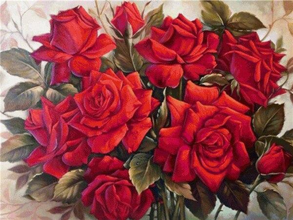 5D алмазная живопись роза Алмазная вышивка черно-белая мозаика картина из горного хрусталя украшение дома подарок