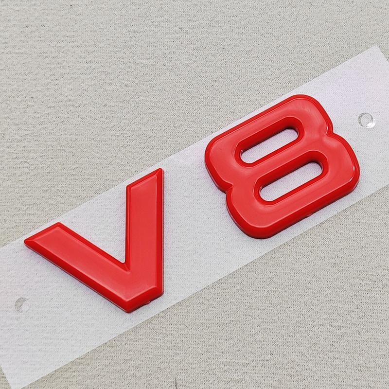 3D ABS Красный Хром Черный V8 V6 Наклейка на Задний Багажник Автомобиля Эмблема Значок Наклейки Для TOYOTA Авто Аксессуары KS4