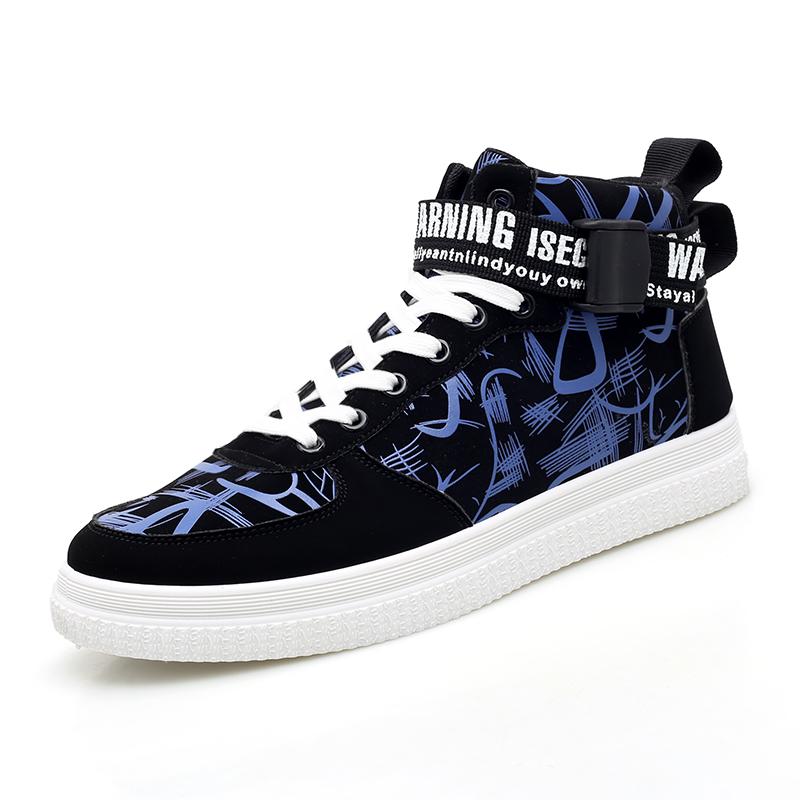 Модная мужская обувь с высоким верхом для отдыха и спорта, мужские туфли на плоской подошве, весна и осень 2024, мужская спортивная обувь для улицы, модная вулканизированная