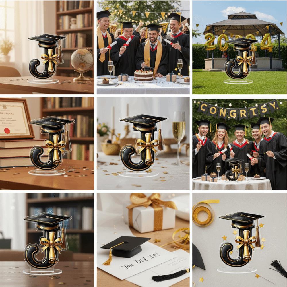Keepsake Graduation Gifts 2D Flat desktop Ornament Graduation Decorations  Home Decoration