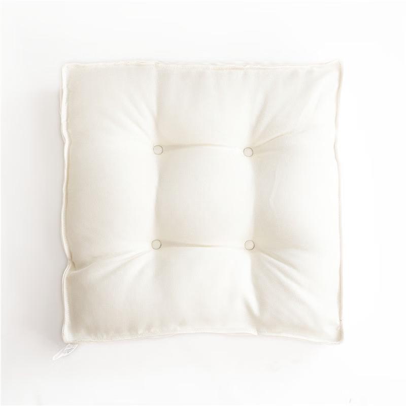 Solid Color Square Thickened Seat Cushion