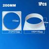 1Pcs Straight Air Outlet Adapter Ducting Tools Ventilation Pipe New Air Vent Duct Connector