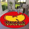 Круглый ковер Wu-Tang Clan, Ковер для гостиной, спальни, дивана, игровой комнаты, Нескользящий коврик для пола
