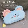 New Cute Animal Plush Pencil Cases Large Capacity Storage Pouch Bag Girls Portable Cosmetic Bags Student School Stationery Gifts