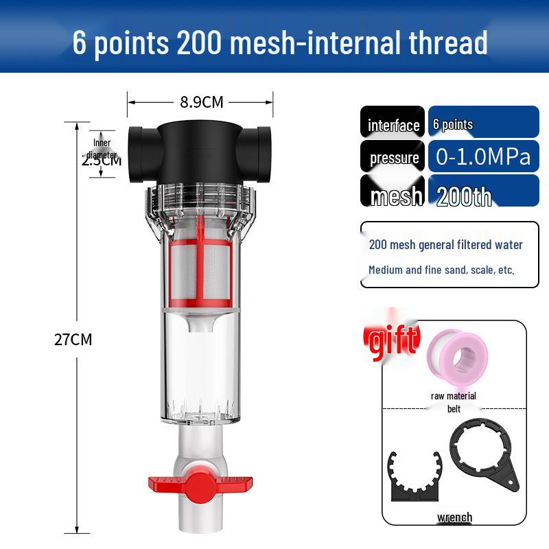 Large Capacity Fish Tank Pre-Filter and Waste Separator Pipeline