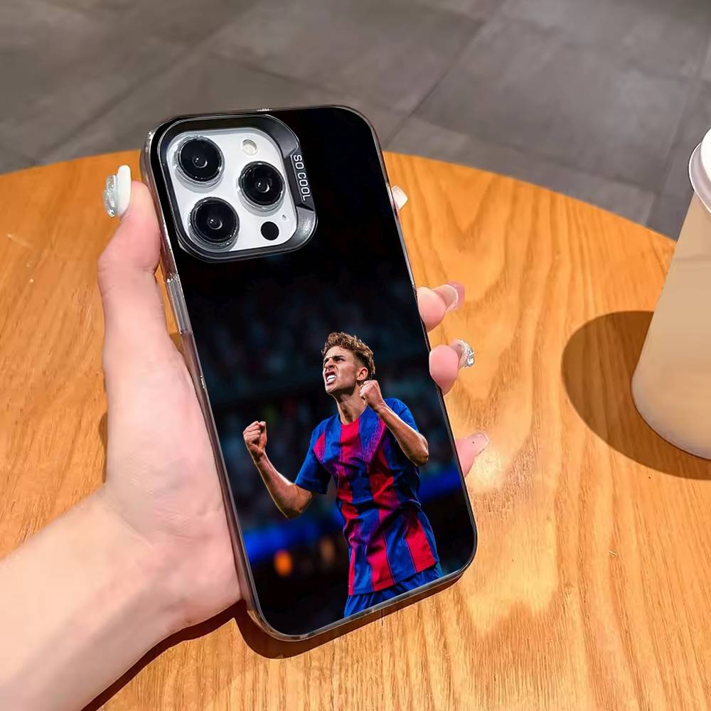 КРУТОЙ Чехол для телефона Fermin Lopez Для iPhone17 16 15 14 13 12 Pro Max Серый Черный Матовый Лазерный Металлик Аврора Funda