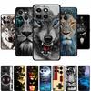 Для Honor 400 Умный Чехол Coque Крутой Животное Волк Мягкая Черная Силиконовая Задняя Крышка Для Honor Play 10T 5G Чехол 10 T Ударопрочный Funda