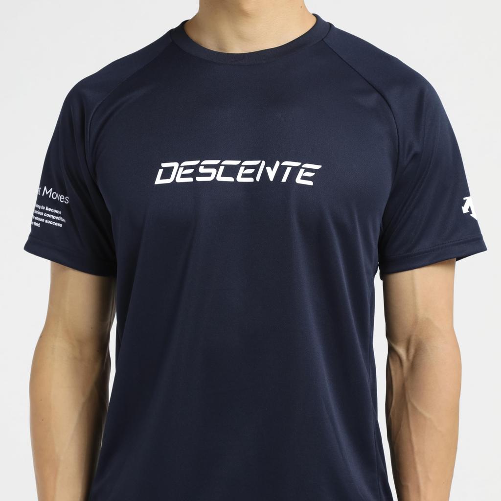DESCENTE NV00 Short Sleeve Volleyball Easy to Move for Men and Club Activities (DV5SHT05U) Shirt, in, Women,