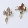 Flower Rhinestone Button Cover Alloy Detachable Clip-On Button  for Shirt Tuxedo Accessories