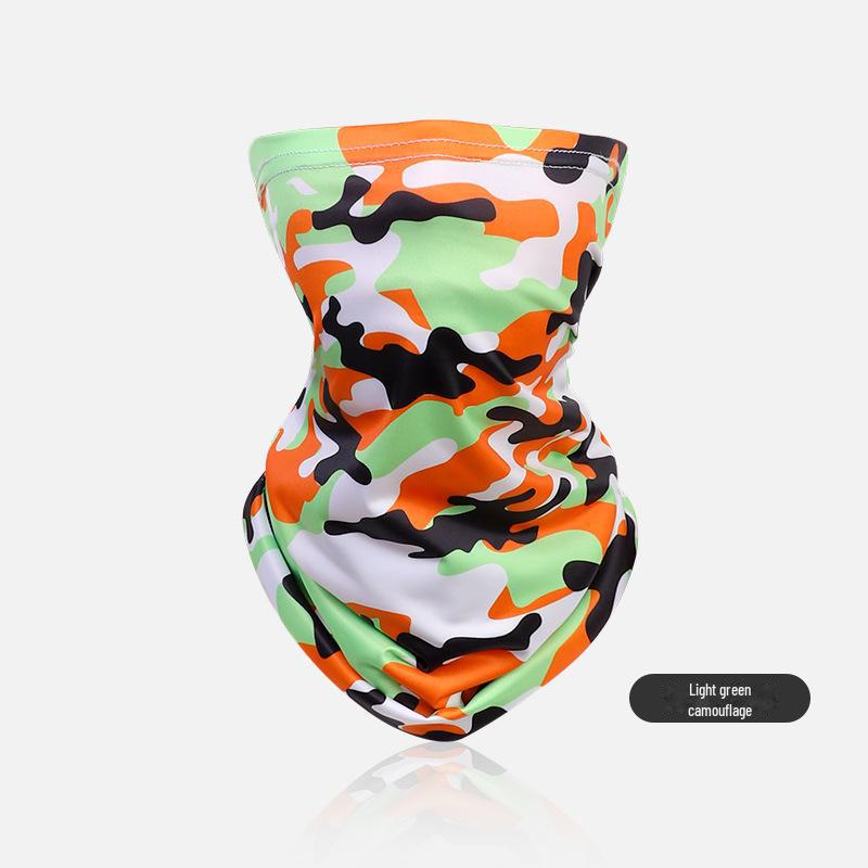 Волшебная бандана из ледяного шелка: Дышащий, быстросохнущий треугольный шарф для велоспорта, рыбалки и альпинизма (XTJ30)