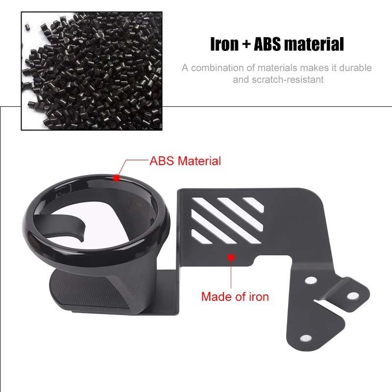 Front Door Water Cup Bracket Holder Rack Support Stand For Jeep Wrangler JL For JT Gladiator 2018 Up Car Interior Acessories