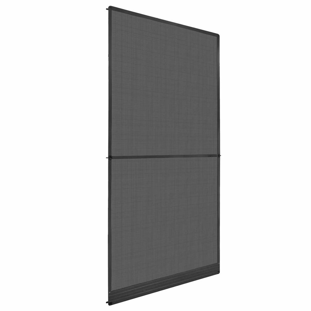 Поворотная москитная сетка Антрацит и Черный 120 x 240 см