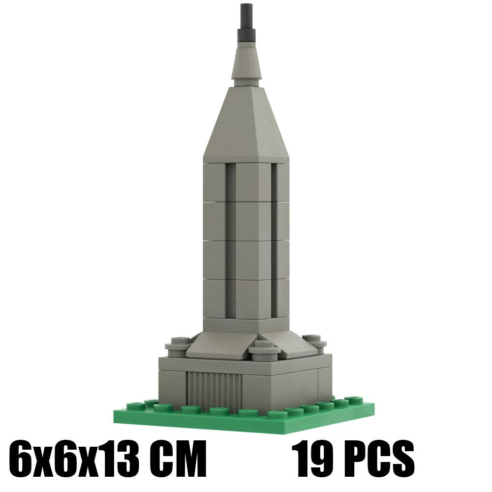 Hell's Gate Мелкие Частицы Строительный Блок Сцена Забор Пейзаж Хэллоуин Дом с Привидениями Модульный Орнамент