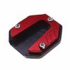 Motorcycle Aluminum Alloy Foot Support Pad Increased Anti-Slip Base Side Support Extended Foot Pad for Motorcycle Bicycle