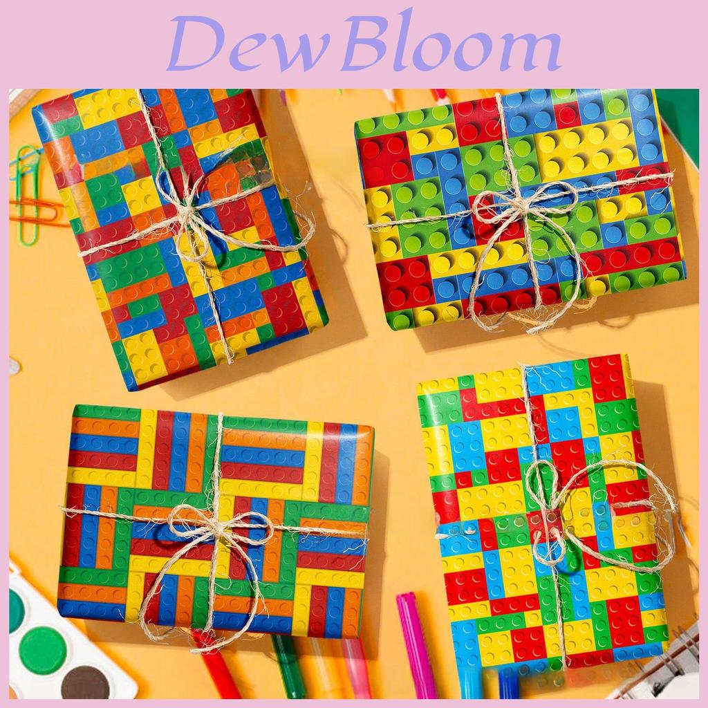 Miniature Construction Gift Packaging Paper With Creative Design For Holiday Events