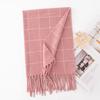 New Plaid Printing Scarf Women's Autumn and Winter Versatile Imitation Cashmere Scarf Couple Warm Shawl Men