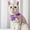 Bow Scarf, Cat Bib, Cute Pet Saliva Towel, Small and Medium Dog Bib Necklace.