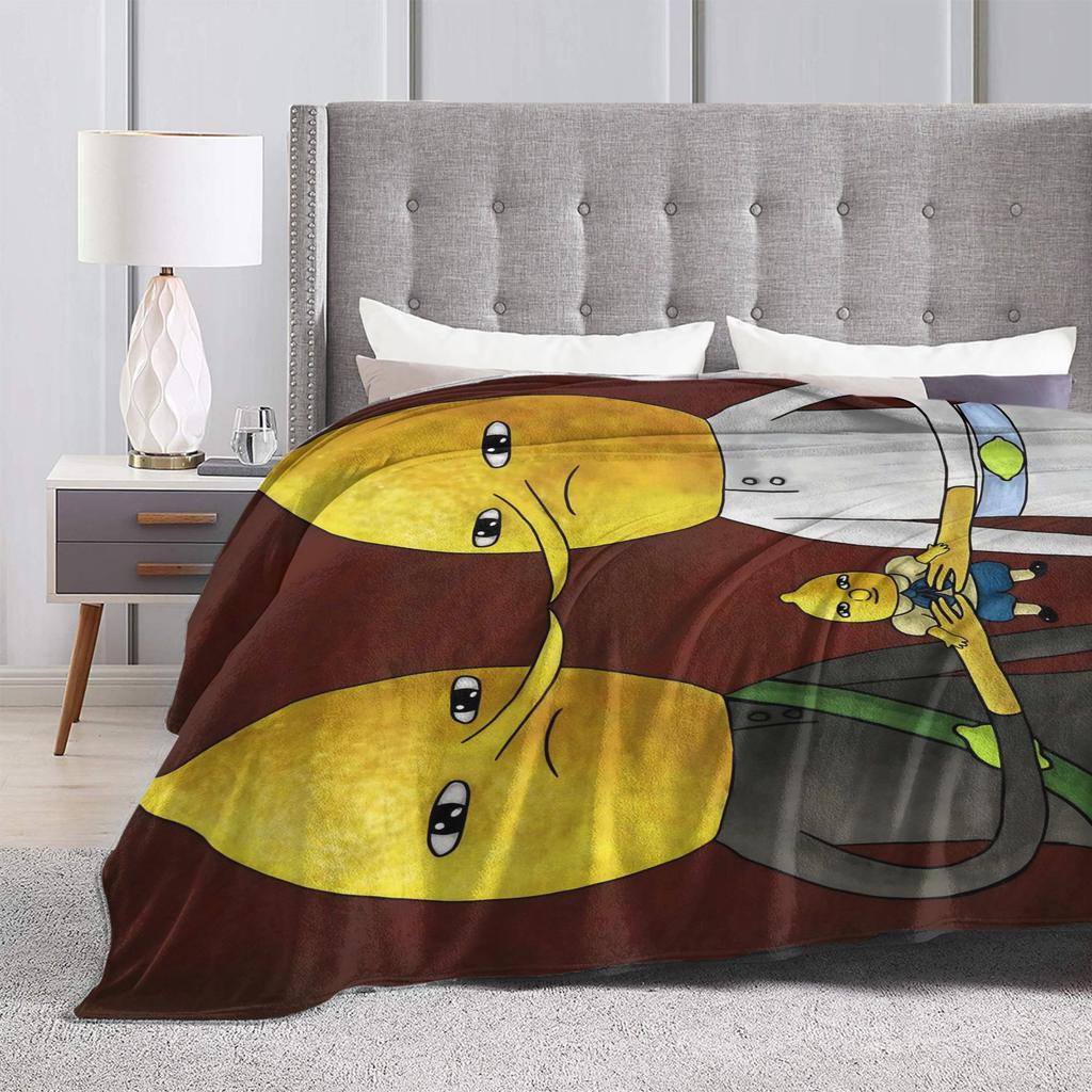 Lemongrab Unacceptable Flannel Blanket Spring Warm Soft Throw Blanket for Kids Adult Home Decor Graphic Bedspread Sofa Bed Cover