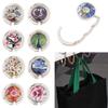 Fashion Crystal Portable Folding Table Bag Hook Purse Holder Table Hanger Desk Hooks