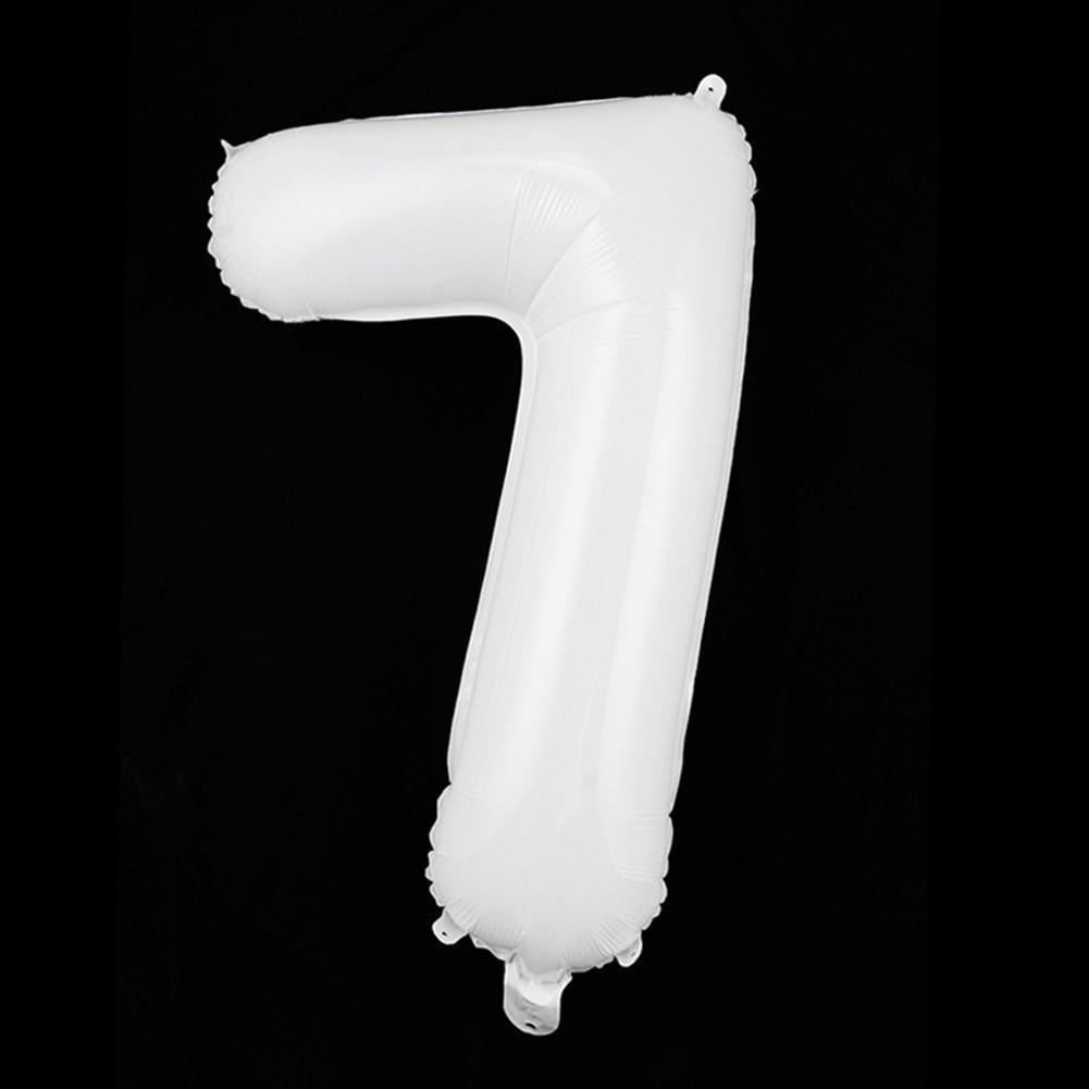 32-Inch US Number Birthday Party Balloons - Individual Aluminum Film