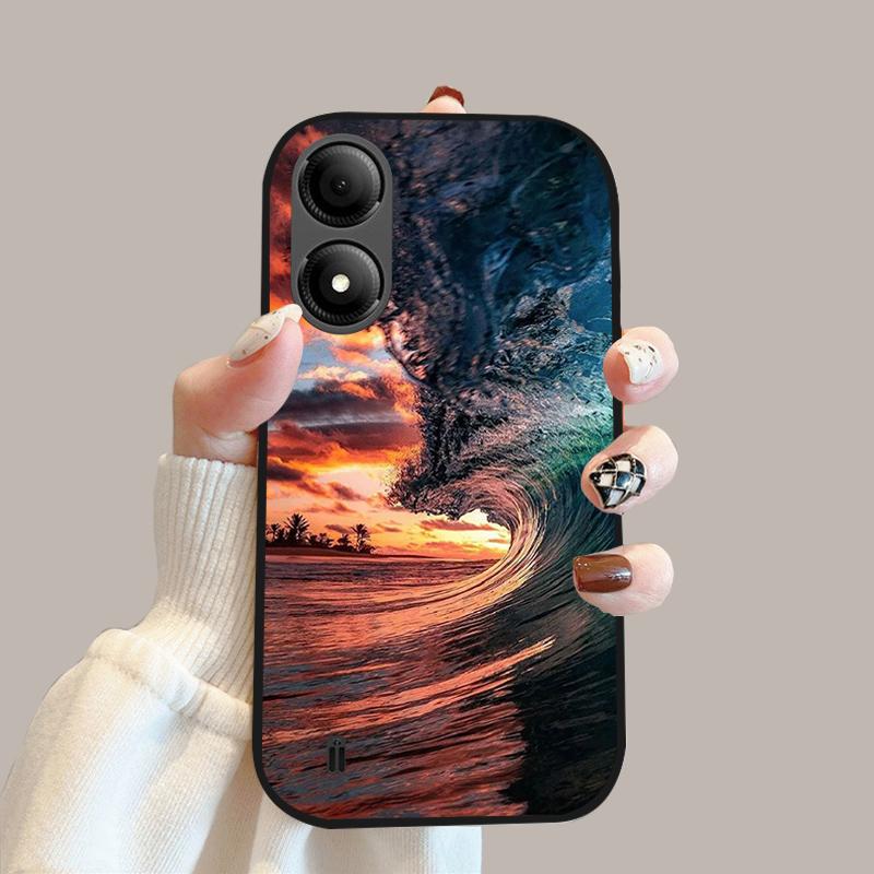 Soft Case For ZTE Blade A33s A34 A35 Silicone TPU Phone Cover For ZTE Blade A54 Cartoon Popular Phone Protective Fundas Bags
