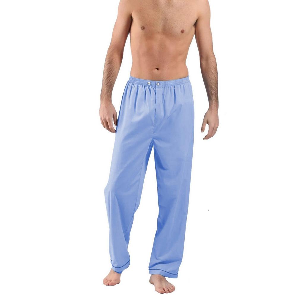 Keanu Mens Poplin Woven Pyjama Bottoms (Pack of 2)