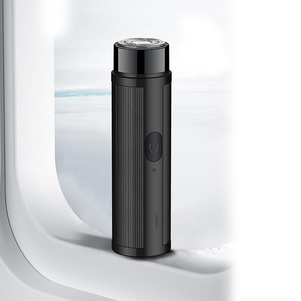 JLL055 Мини-электробритва для мужчин Портативная аккумуляторная автомобильная бритва 2024 Новый длительный срок службы батареи Роторная режущая головка Триммер для щетины для бороды