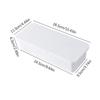 Clear Flip-Top Storage Box, Aesthetic Ins Style Card Holder, Large Capacity Desktop Organizer for Collectible Cards