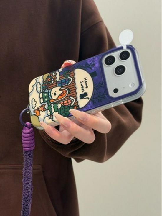 Рождественский чехол-цепочка с Вестхайлендским белым терьером для iPhone 17 Pro Max/Apple 16/15/14