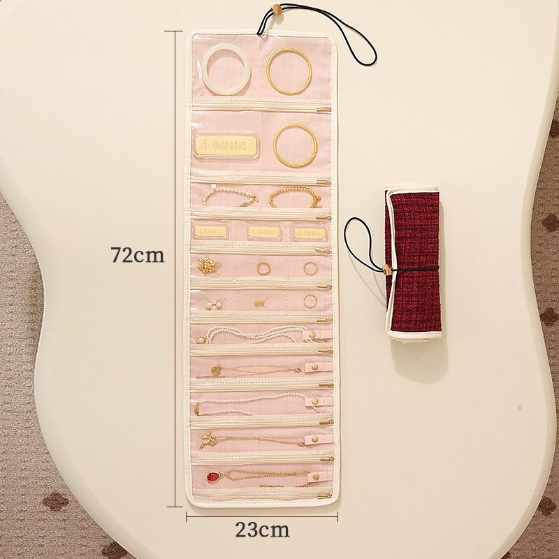 20 Отделений Складная Модная Портативная Сумка для Ювелирных Изделий Большая Женская Дорожная Ролл для Ювелирных Изделий Ожерелье Серьги Кольца Дисплей для Ювелирных Изделий Хранение