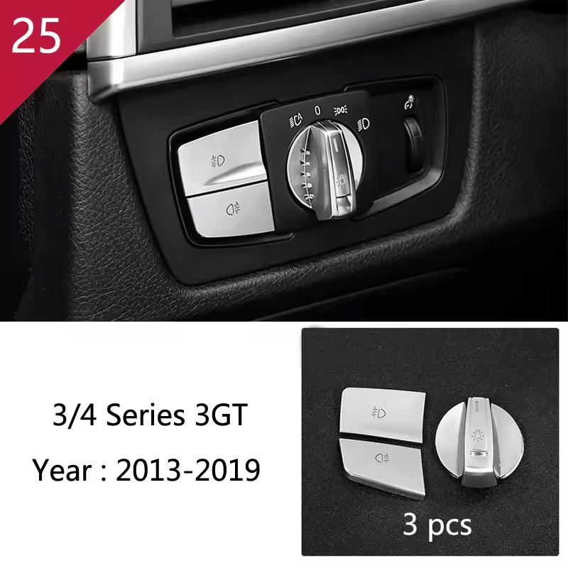 For BMW 3 4Series3GT F30 F31 F32 interior Glove Box Co-Pilot Toolbox Strips Sequin Decorative Cover Trim Car Styling Accessories