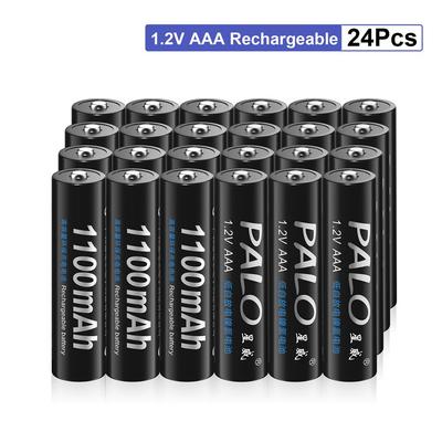 24 шт. AAA, 1100 мАч, NI-MH, 1,2 В, аккумуляторная батарея AAA, 3A, NI-MH аккумулятор для камеры, игрушек