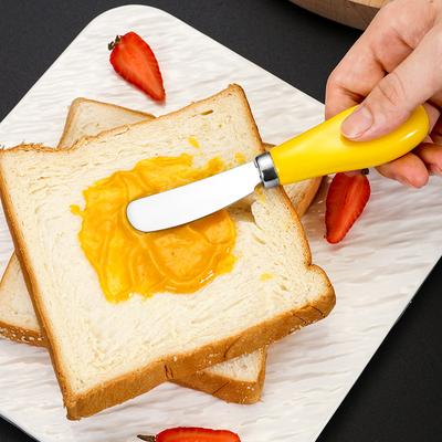 Нож для сыра из нержавеющей стали с керамической ручкой, нож для масла, для масла, хлеба, джема, крема, лопатка, скребок для торта для выпечки