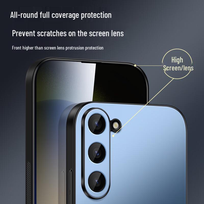 Матовый чехол Shangsu AG с полной защитой для телефонов серии Samsung Galaxy S