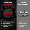 Beardo 3 In 1 Activated Charcoal Face Wash For Men Deep Clean Oil Control Detox Oily Skin Dirt Removal Daily Use 100 ml