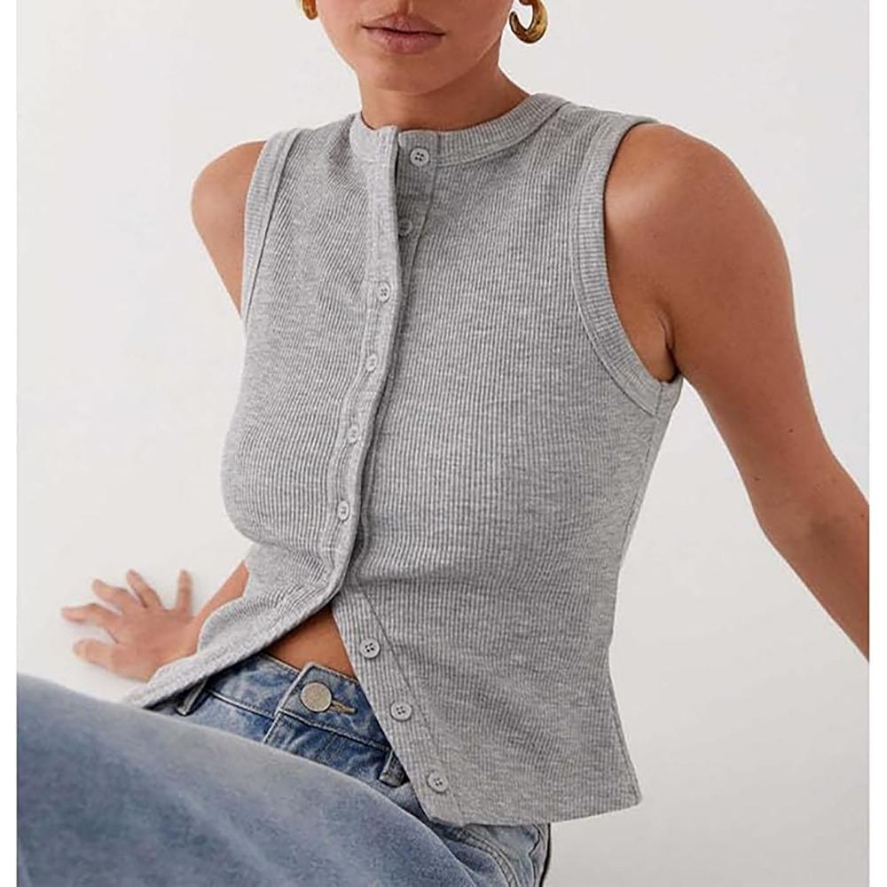 Женский повседневный жилет Wind Versatile Simple Tops Женский Новый Темперамент Однотонный Тонкий Женская Одежда