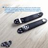 2Pcs PU Leather Accordion Bellows Buckle Double Layer Buckle Bass Accordions  Bass Accordions